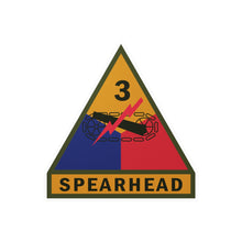 Load image into Gallery viewer, Kiss-Cut Vinyl Decals - SSI - 3rd Armored Division w Name Tape X 300
