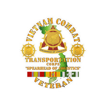 Load image into Gallery viewer, Kiss-Cut Vinyl Decals - Army - Vietnam Combat Vet - Transportation Corps  w VN SVC X 300
