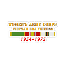Load image into Gallery viewer, Kiss - Cut Stickers - Army - Womens Army Corps - Vietnam Era Veteran - 1954 - 1975 - WAC - NDSM  - COLD WAR Serv
