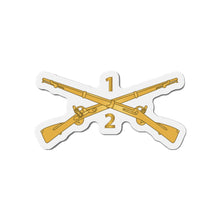 Load image into Gallery viewer, Die-Cut Magnets -SSI -Army - 2nd Battalion, 1st Infantry Regiment Branch - wo Txt X 300
