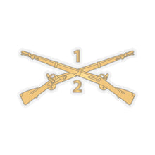 Load image into Gallery viewer, Kiss-Cut Stickers - Army - 2nd Battalion, 1st Infantry Regiment Branch - wo Txt
