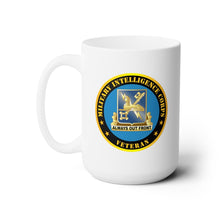 Load image into Gallery viewer, White Mug 15oz - Army - Military Intelligence Corps Veteran
