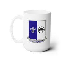 Load image into Gallery viewer, White Mug 15oz - Army - 371st Infantry Regiment - DUI (V0) wo Txt

