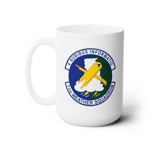 Load image into Gallery viewer, White Ceramic Mug 15oz - USAF - 7th Combat Weather Squadron wo Txt
