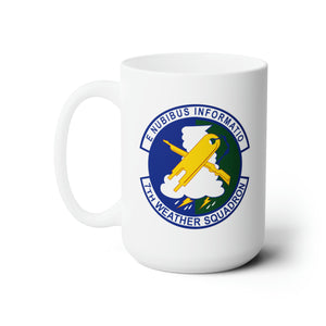 White Ceramic Mug 15oz - USAF - 7th Combat Weather Squadron wo Txt