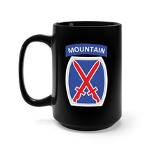 Load image into Gallery viewer, Black Mug 15oz - DUI - 10th Infantry Division X 300
