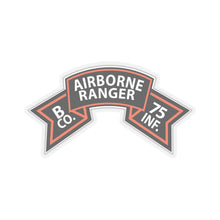 Load image into Gallery viewer, Kiss-Cut Stickers - SSI - B Co 75th Infantry (Ranger) Scroll X 300
