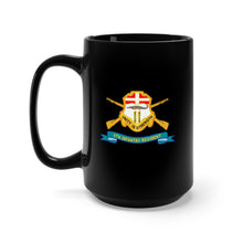 Load image into Gallery viewer, Black Mug 15oz - 6th Infantry Regiment - DUI w Br - Ribbon
