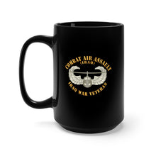 Load image into Gallery viewer, Black Mug 15oz - Army - Combat Air Assault - Iraq War Veteran X 300
