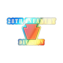 Load image into Gallery viewer, Holographic Die-cut Stickers - 28th Infantry Division X 300
