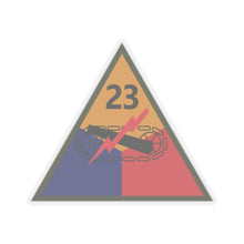 Load image into Gallery viewer, Kiss-Cut Stickers - SSI - 23rd Armored Division X 300
