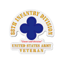 Load image into Gallery viewer, Die-Cut Magnets - Army - SSI - 88th Infantry Division - Clover Leaf Division - US Army Veteran X 300
