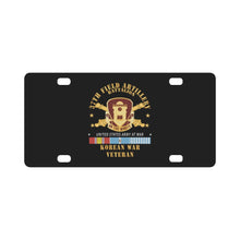 Load image into Gallery viewer, Army - 37th Field Artillery Battalion - DUI - Artillery Branch - Korean War Veteran KOREA SVC X 300 Classic License Plate
