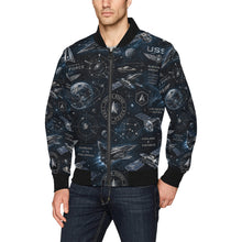Load image into Gallery viewer, Bomber Jacket - Space Force Orbital Emblem
