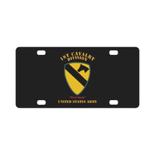 Load image into Gallery viewer, Army - SSI - 1st Cavalry Division - First Team - US Army X 300 Classic License Plate
