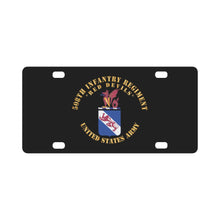 Load image into Gallery viewer, Army - COA - Infantry - 508 Infantry Regiment w Txt - Red Devils X 300 Classic License Plate
