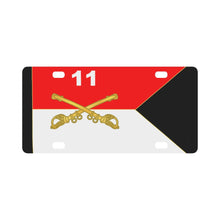 Load image into Gallery viewer, Army - 11th Armored Cavalry Regiment - Guidon Classic License Plate
