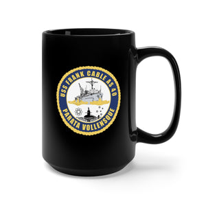 Black Mug 15oz - Navy - USS Frank Cable (AS-40) wo Txt X 300