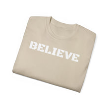 Load image into Gallery viewer, Unisex Ultra Cotton Tee - BELIEVE
