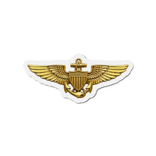 Load image into Gallery viewer, Die-Cut Magnet - USCG - Aviator Badge wo txt - 3D - Enhanced
