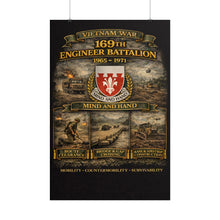 Load image into Gallery viewer, Rolled Posters - 169th Engineer Battalion - 1965 - 1971
