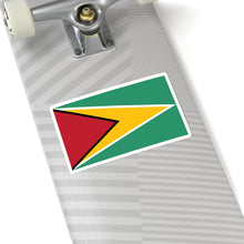 Load image into Gallery viewer, Kiss-Cut Stickers - Flag - Republic of Guyana wo txt X 300
