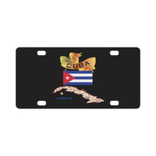 Load image into Gallery viewer, Cuba - Cuba with Palm and Map X 300 Classic License Plate
