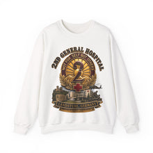 Load image into Gallery viewer, Crewneck Sweatshirt - 2nd General Hospital - Landstuhl Germany - w Hospital - 3D - Enhanced
