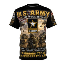Load image into Gallery viewer, U.S. ARMY  "This We'll Defend"  - Tribute Tee — Warriors Today • Defenders For Life
