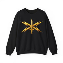Load image into Gallery viewer, Crewneck Sweatshirt - Army Cyber Corps Branch Insignia - 3D - Enhanced
