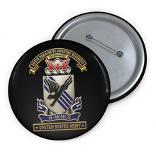 Load image into Gallery viewer, Custom Pin Buttons - Army - 505th Parachute Infantry Regiment (PIR) - DUI - United States Army - 3D - Enhanced
