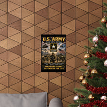 Load image into Gallery viewer, U.S. Army Matte Poster — "This We'll Defend" • Warriors Today, Defenders for Life
