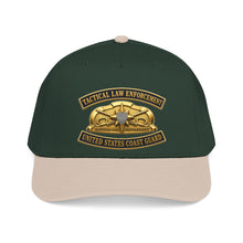 Load image into Gallery viewer, Mid Profile Baseball Cap - USCG - Tactical Law Enforcement w txt - 3D - Enhanced
