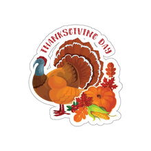 Load image into Gallery viewer, Die-Cut Stickers - Thanksgiving - Happy Turkey Day
