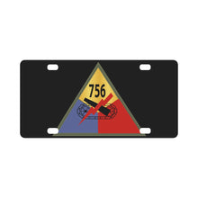 Load image into Gallery viewer, Army - 756th Tank Battalion SSI Classic License Plate
