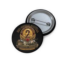 Load image into Gallery viewer, Custom Pin Buttons - 2nd General Hospital - Landstuhl Germany - w Hospital - 3D - Enhanced
