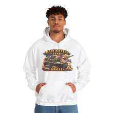 Load image into Gallery viewer, Hoodie – Army - Main Battle Tank - M60A1 w Fire- Right Face - 3D - Enhanced
