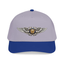 Load image into Gallery viewer, Mid Profile Baseball Cap - USCG - Aviator Badge - Auxiliary wo txt - 3D - Enhanced
