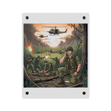 Load image into Gallery viewer, Acrylic Wall Art Panel - Vietnam Patrol Fire Fight Requesting Medevac
