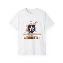 Load image into Gallery viewer, Unisex Ultra Cotton Tee - Army - Korea Map - 2nd Infantry Div - Second to None w SVC X 300
