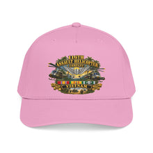 Load image into Gallery viewer, Mid Profile Baseball Cap - Army - 116th Assault Helicopter Co w  Aviator Badge w VN SVC - HORNETS - 3D - Enhanced
