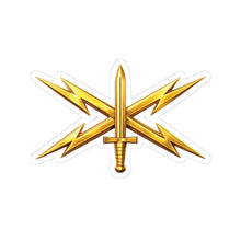 Load image into Gallery viewer, Kiss-Cut Stickers - Army Cyber Corps Branch Insignia - 3D - Enhanced

