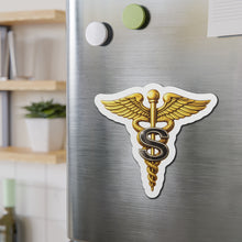 Load image into Gallery viewer, Die-Cut Magnet - Army Medical Specialist Corps Branch Insignia - 3D - Enhanced
