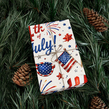 Load image into Gallery viewer, Gift Wrap Paper — 4th of July  patterns
