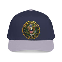Load image into Gallery viewer, Mid Profile Baseball Cap - Army - US Army Veteran - 3D - Enhanced
