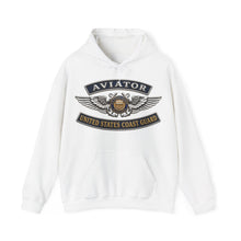 Load image into Gallery viewer, Hoodie – USCG - Aviator Badge - Auxiliary w txt - 3D - Enhanced
