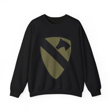 Load image into Gallery viewer, Crewneck Sweatshirt  - SSI - 1st Cavalry Division - Subdued X 300
