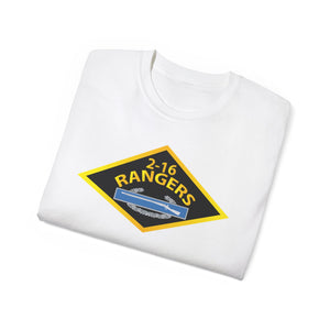 Unisex Ultra Cotton Tee - 2nd Bn, 16th Infantry - Rangers w CIB w Txt X 300