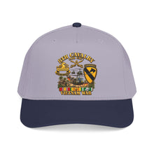 Load image into Gallery viewer, Mid Profile Baseball Cap - Army - 8th Cavalry (Air Cav) - 1st Cav Division w VN SVC - 3D - Enhanced
