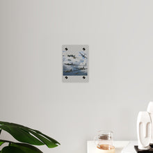 Load image into Gallery viewer, Acrylic Wall Art Panel - German jet fighters attacking US bombing formations
